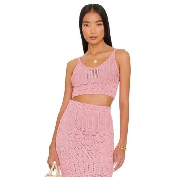 House of Harlow 1960 x REVOLVE Quinn Top and Sandra maxi skirt Sz XS - Picture 1 of 15